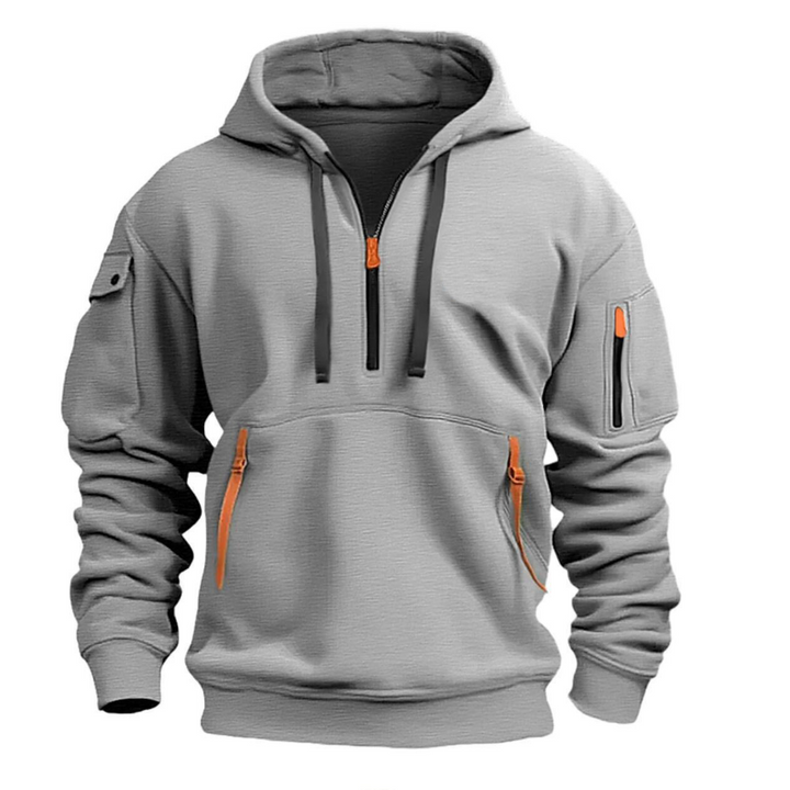 Fashion Canberra I Mason Long Sleeve Multi Pocket Hoodie