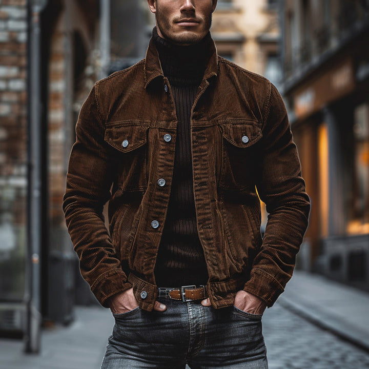 Fashion Canberra | Leo Stylish Corduroy Jacket