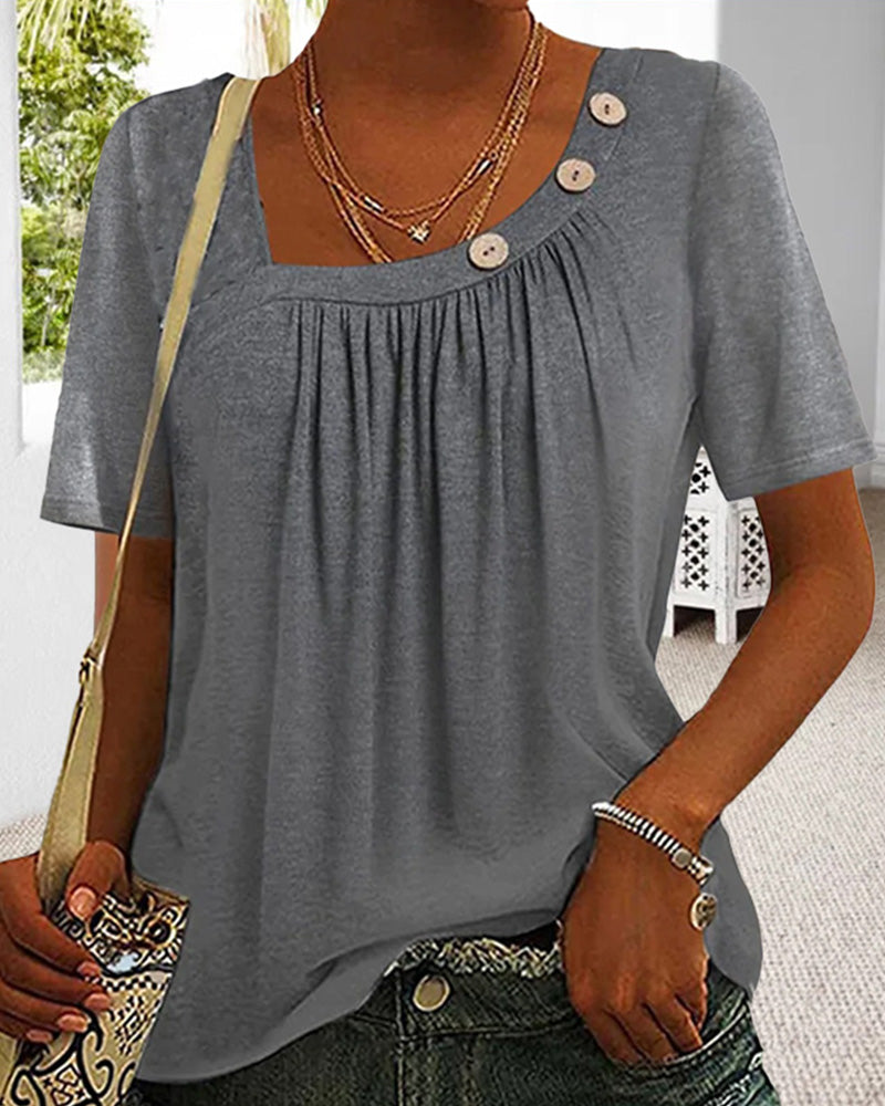 Fashion Canberra I Daya Comfortable Top With Short Sleeves