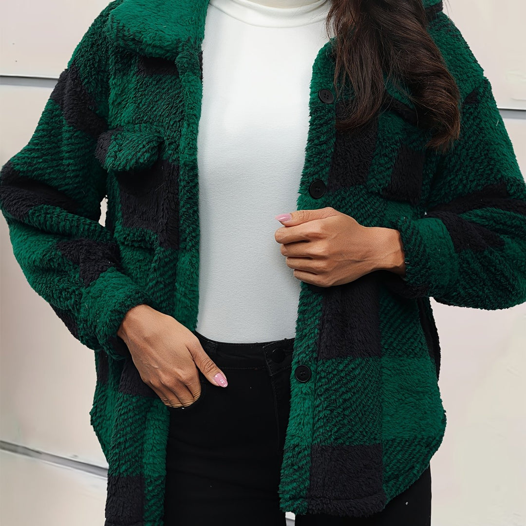 Fashion Canberra I Kiana Stylish Fleece Oversized Jacket