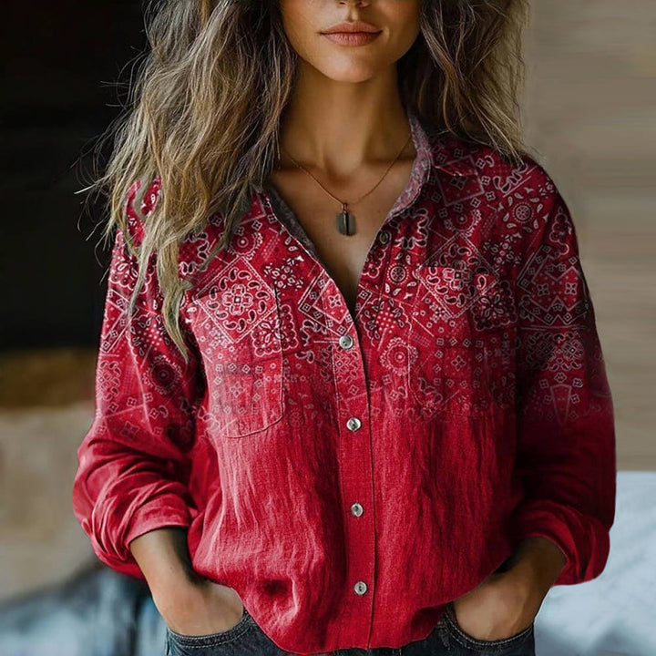 Fashion Canberra I Milena Vintage Printed Blouse