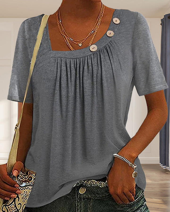 Fashion Canberra I Daya Comfortable Top With Short Sleeves