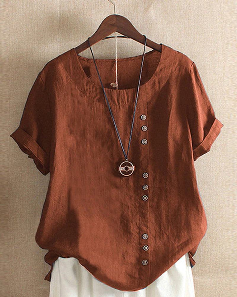 Fashion Canberra I Kiona Short Sleeve Summer T-shirt