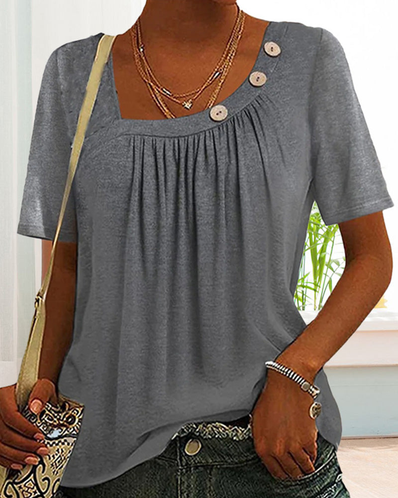 Fashion Canberra I Daya Comfortable Top With Short Sleeves