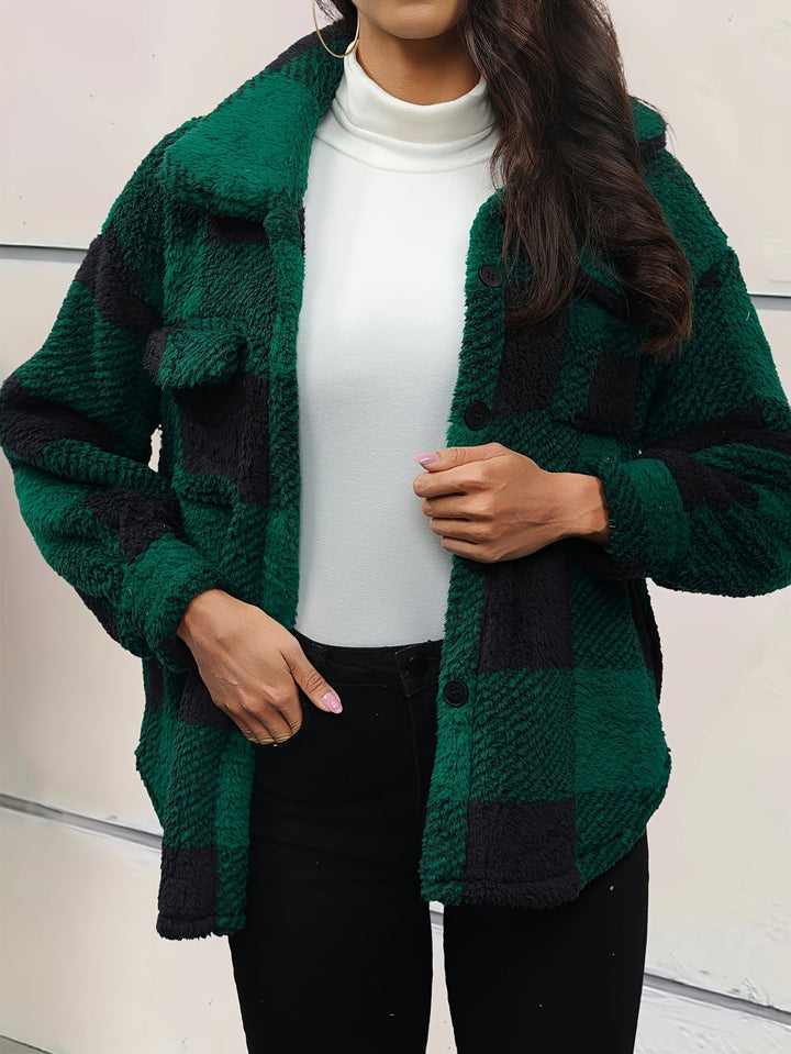 Fashion Canberra I Kiana Stylish Fleece Oversized Jacket