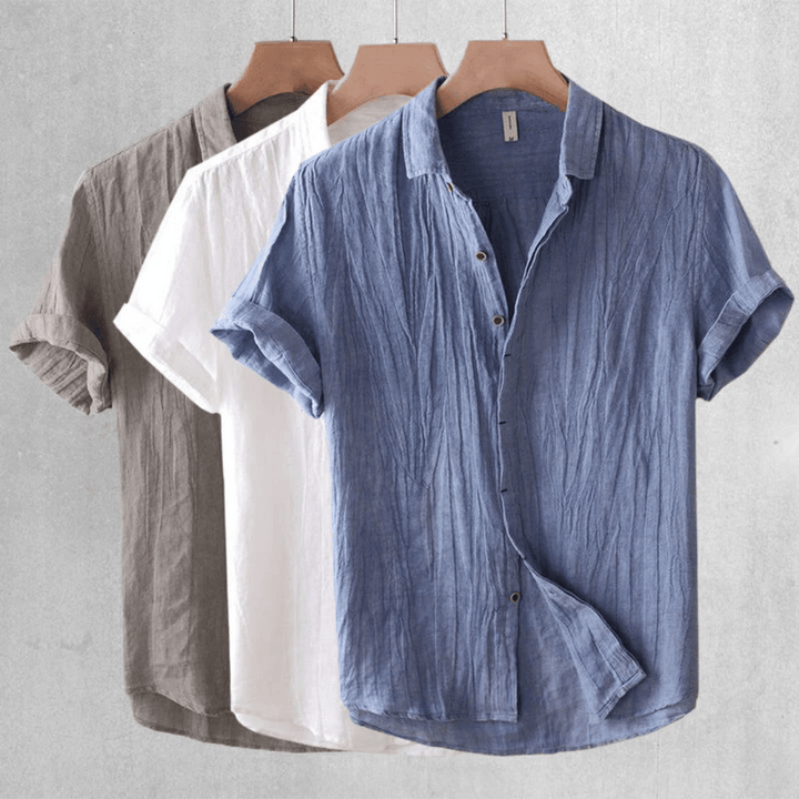 Fashion Canberra |Arlo Short Sleeve Linen Shirt