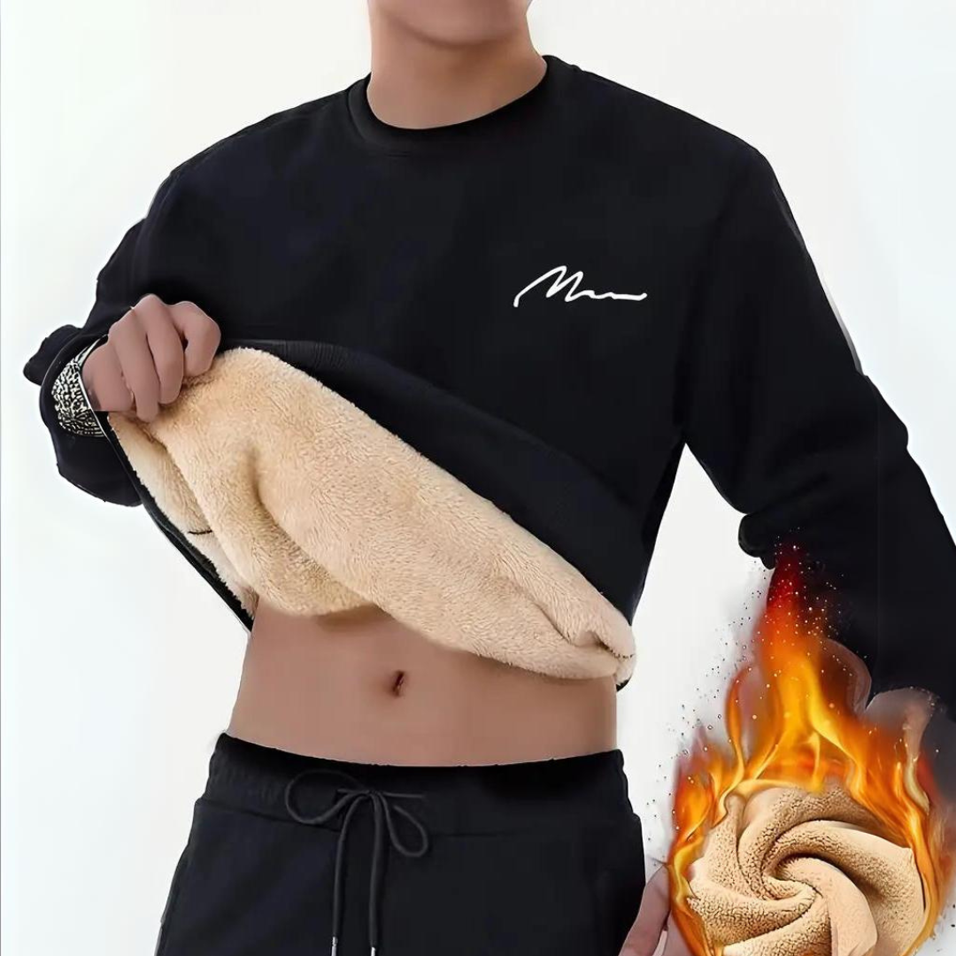 Fashion Canberra I Charles Super Warm Trendy Fleece Sweatshirt