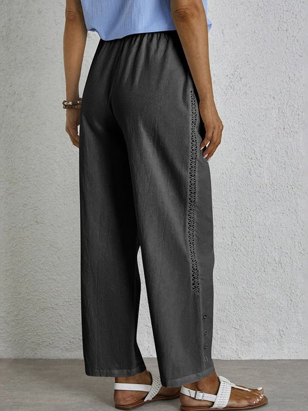 Fashion Canberra I Mary Effortless Buttoned Pants