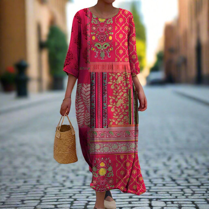 Fashion Canberra I Helen Flowy Ethnic Dress