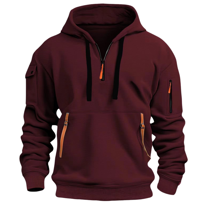 Fashion Canberra I Mason Long Sleeve Multi Pocket Hoodie