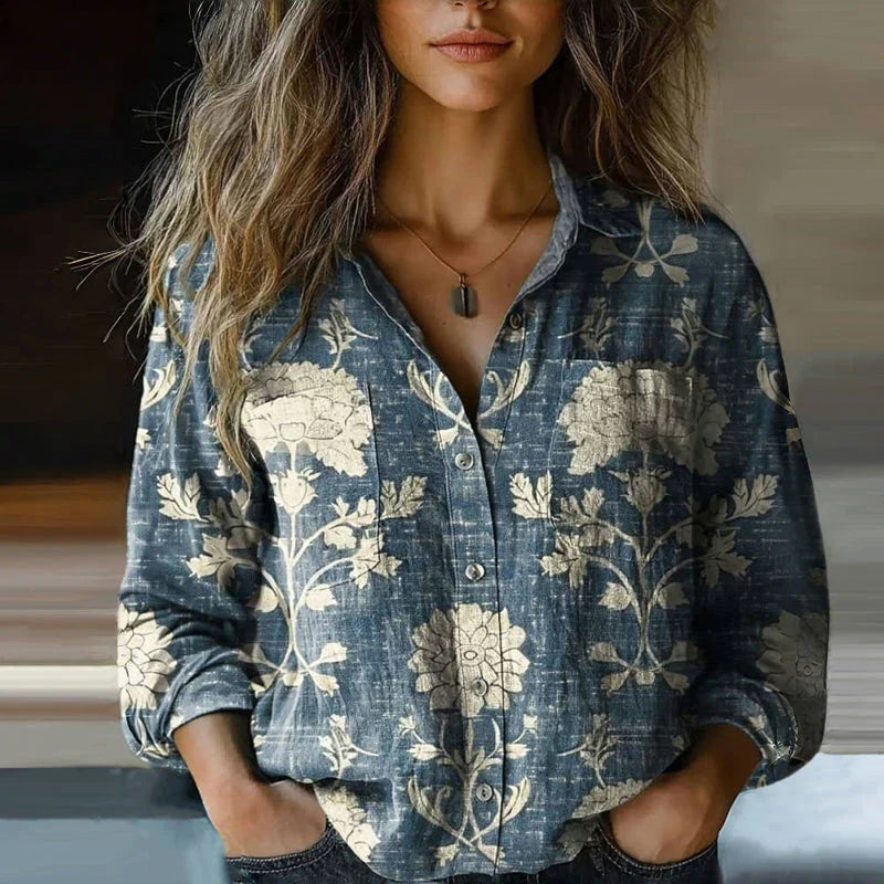 Fashion Canberra I Milena Vintage Printed Blouse