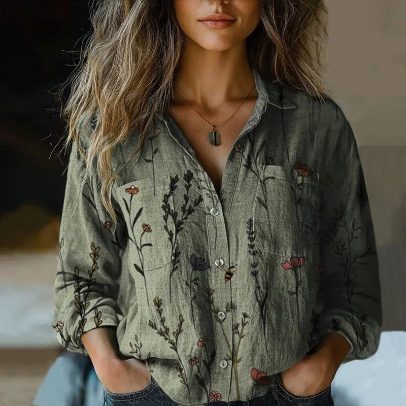 Fashion Canberra I Milena Vintage Printed Blouse