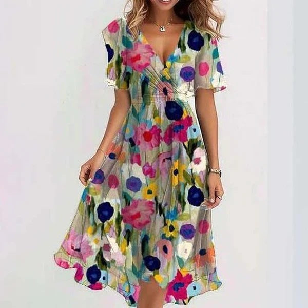 Fashion Canberra | Rosa Abstract Midi Dress
