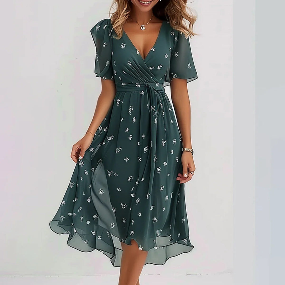 Fashion Canberra | Rosa Abstract Midi Dress