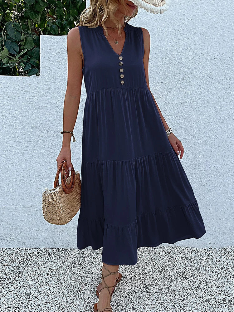 Fashion Canberra | Paula Flowy Elegant Midi Dress