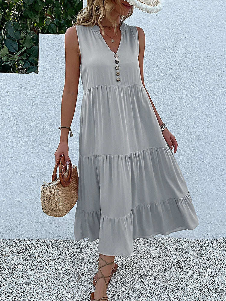 Fashion Canberra | Paula Flowy Elegant Midi Dress