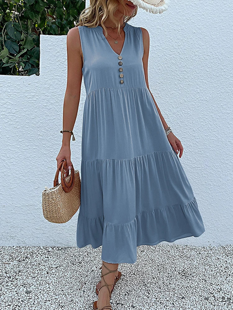 Fashion Canberra | Paula Flowy Elegant Midi Dress