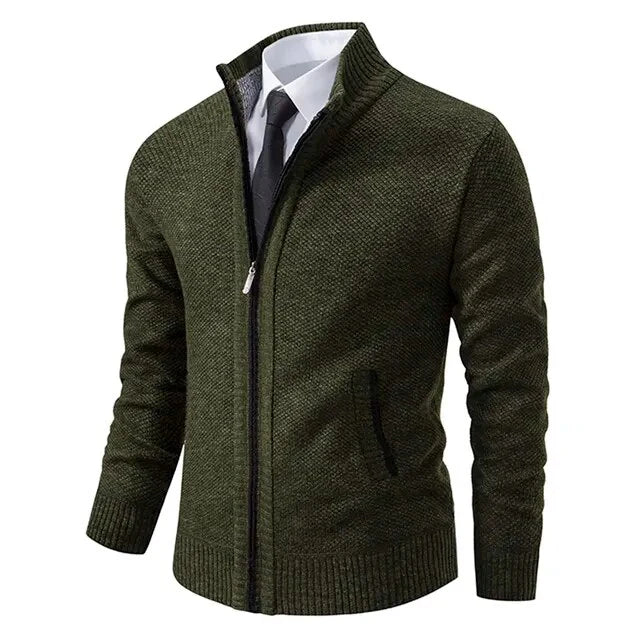 Fashion Canberra I James Classic Zip-Up Sweater