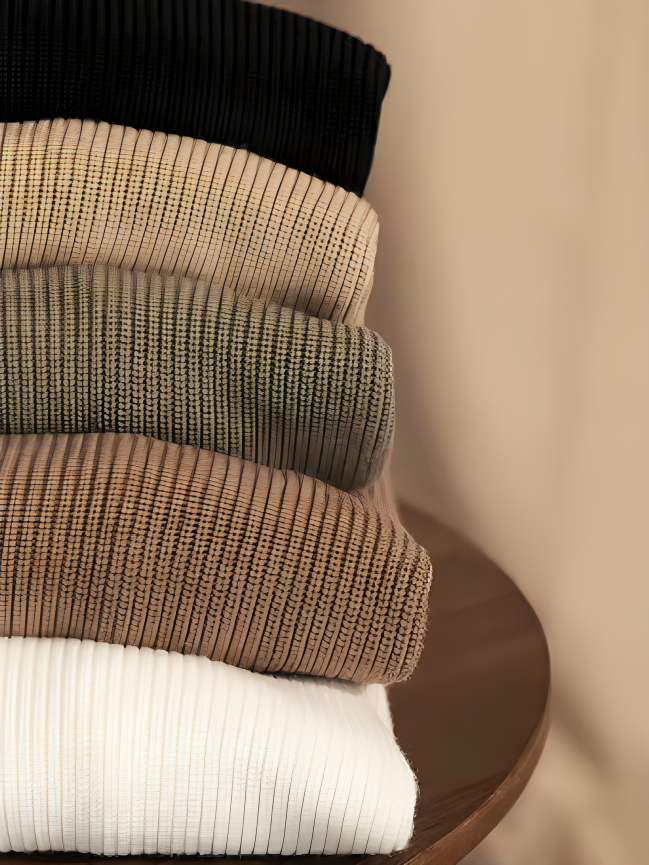 Fashion Canberra I Patrick Ribbed O-Neck Sweater Black