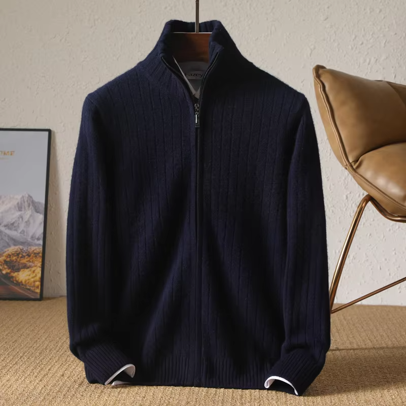 Fashion Canberra I Felix Comfortable Merino Wool Business Cardigan