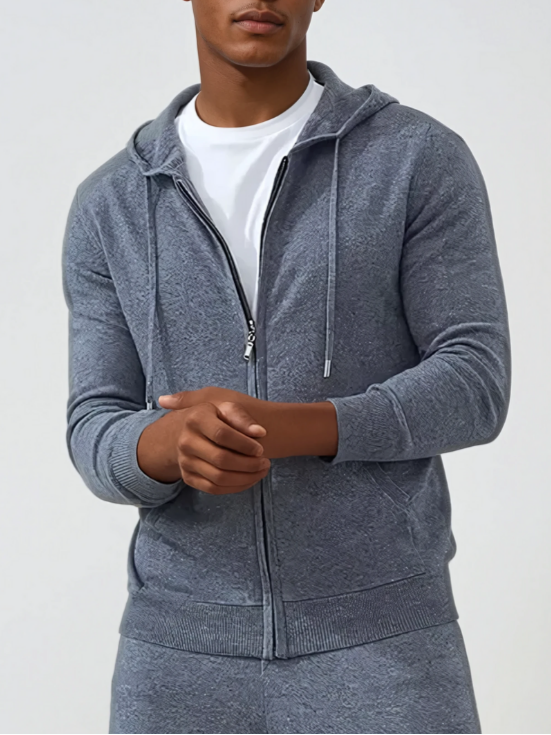 Fashion Canberra I Nicos Zip Vest - Dark Gray