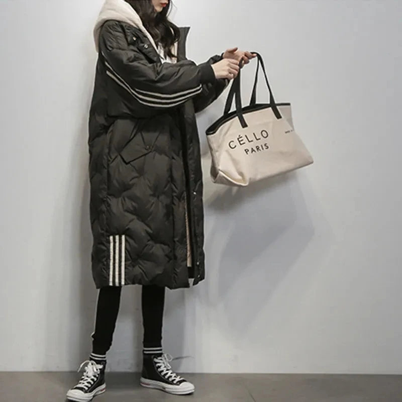Fashion Canberra I Nara Quilted Hooded Coat