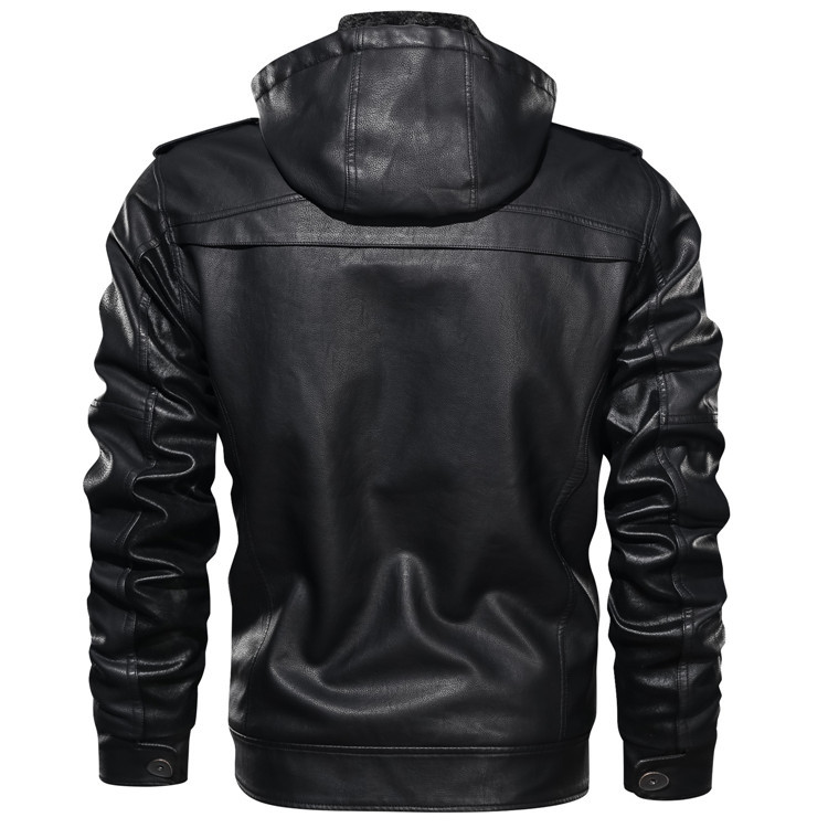 Fashion Canberra | Milan Stylish Leather Hoodie Jacket