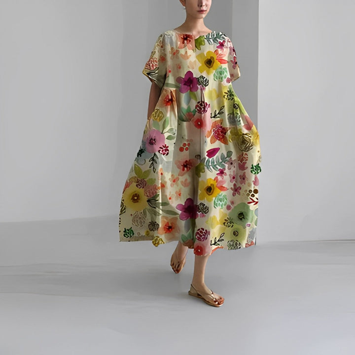 Fashion Canberra I Isabella Bohemian Floral Print Dress