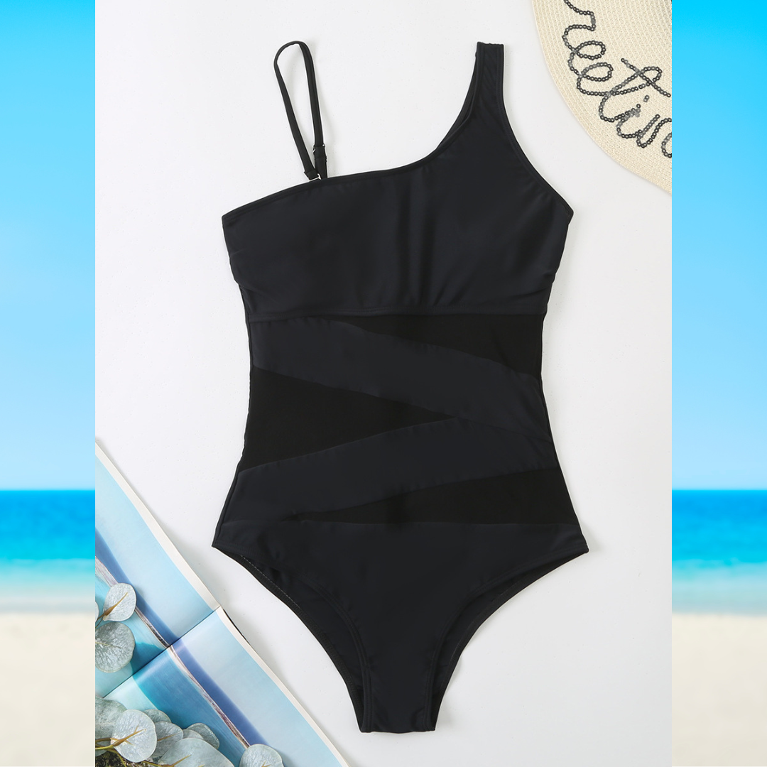 Fashion Canberra I Paris Chic Asymmetrical Swimsuit