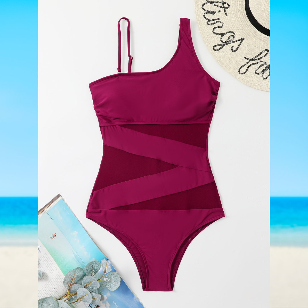 Fashion Canberra I Paris Chic Asymmetrical Swimsuit