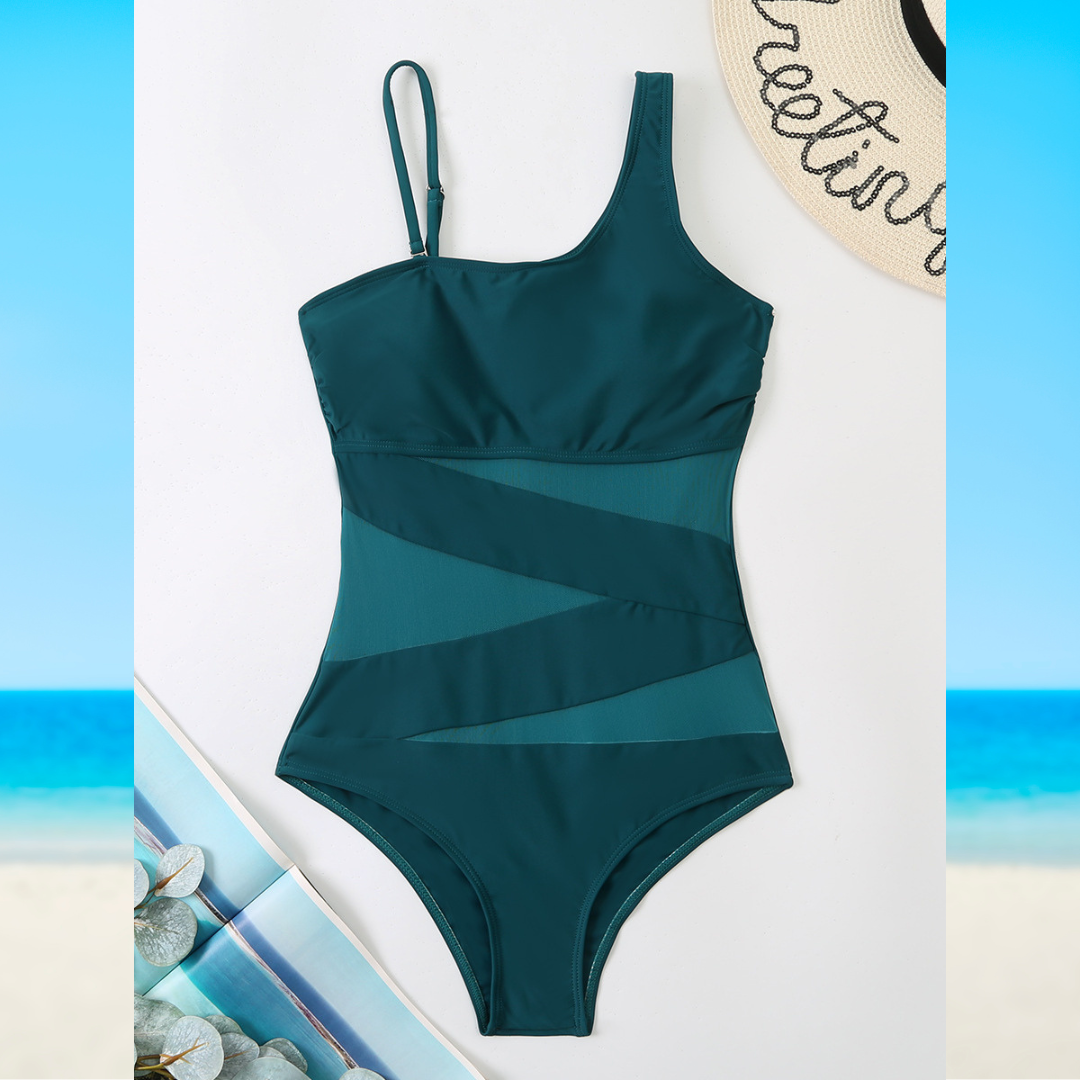 Fashion Canberra I Paris Chic Asymmetrical Swimsuit