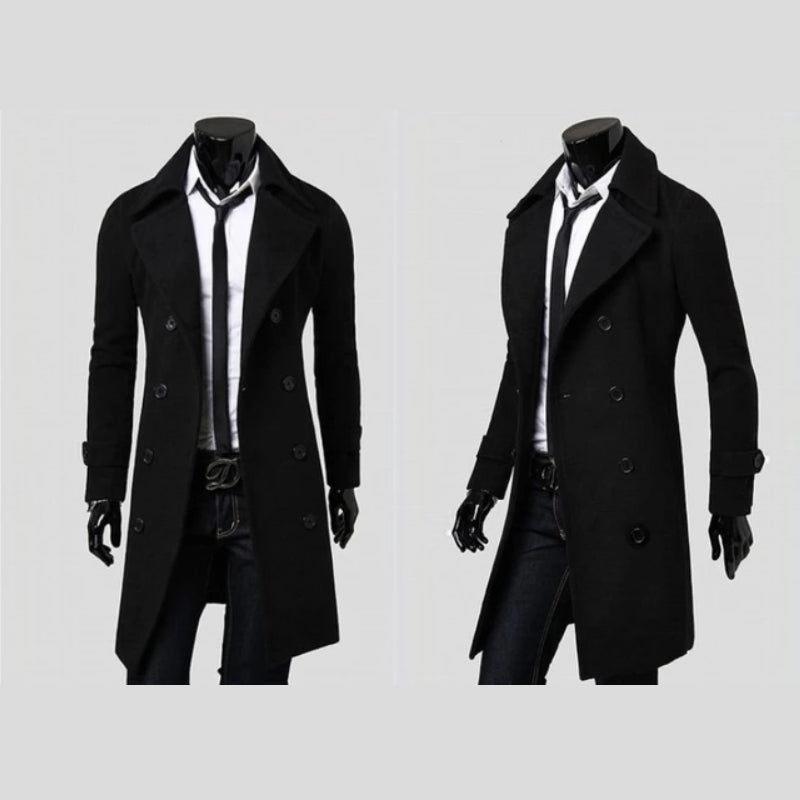 Fashion Canberra I Arthur Stylish Double Breasted Trench Coat