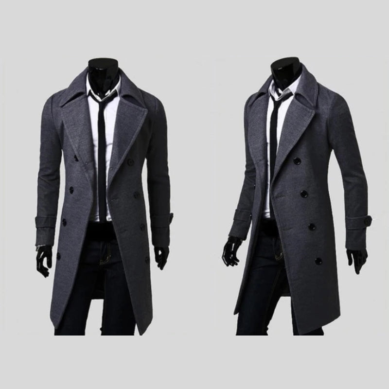 Fashion Canberra I Arthur Stylish Double Breasted Trench Coat