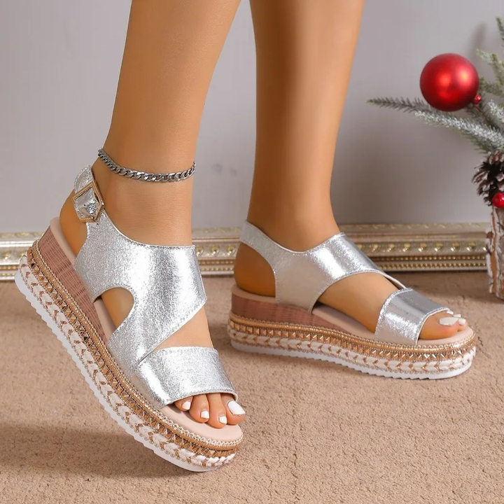 Fashion Canberra I Lila Glamour Platform Sandals