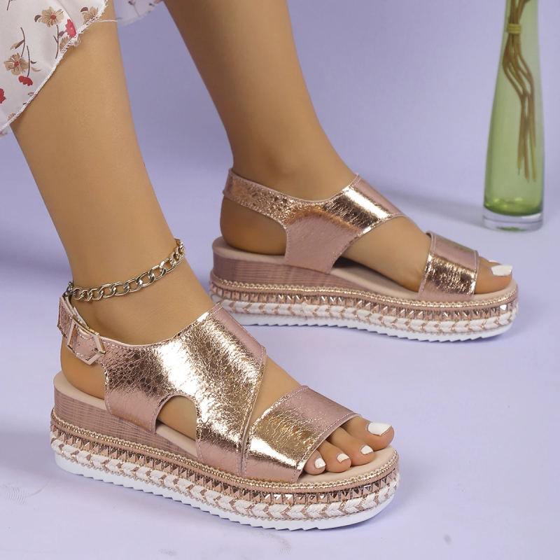 Fashion Canberra I Lila Glamour Platform Sandals