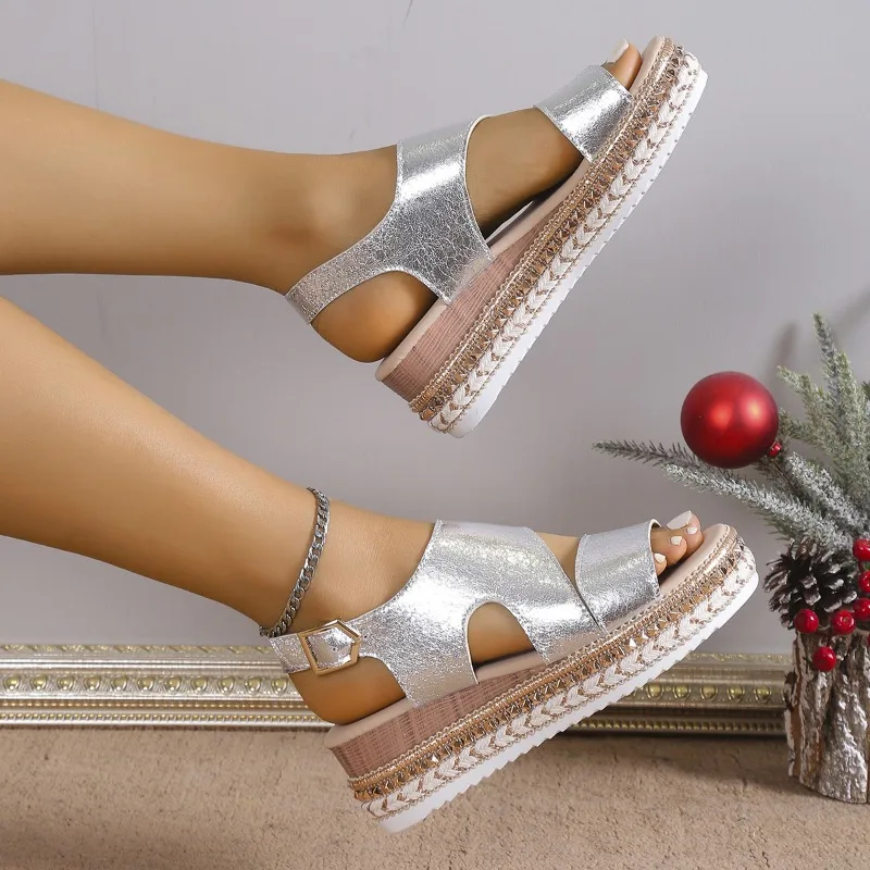 Fashion Canberra I Lila Glamour Platform Sandals