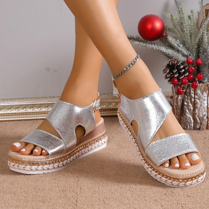 Fashion Canberra I Lila Glamour Platform Sandals