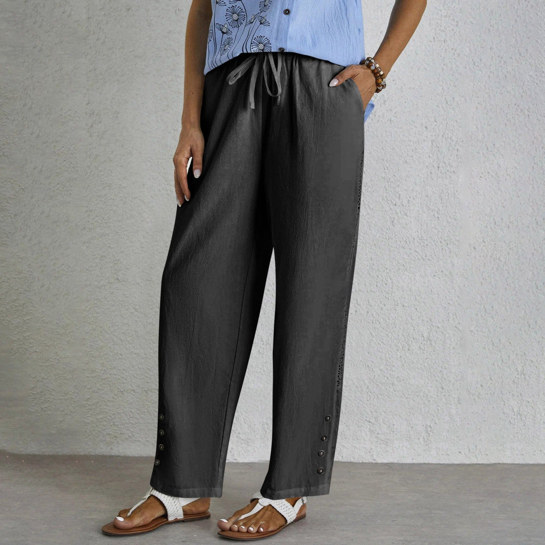 Fashion Canberra I Mary Effortless Buttoned Pants