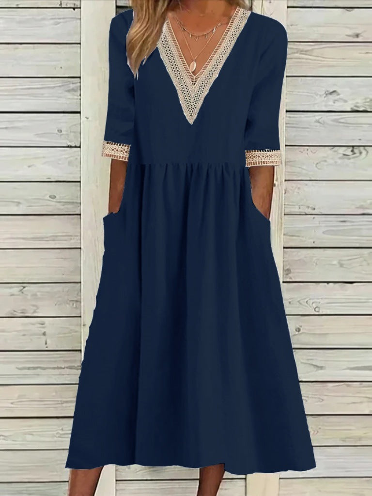 Fashion Canberra I Marila V-Neck Midi Dress