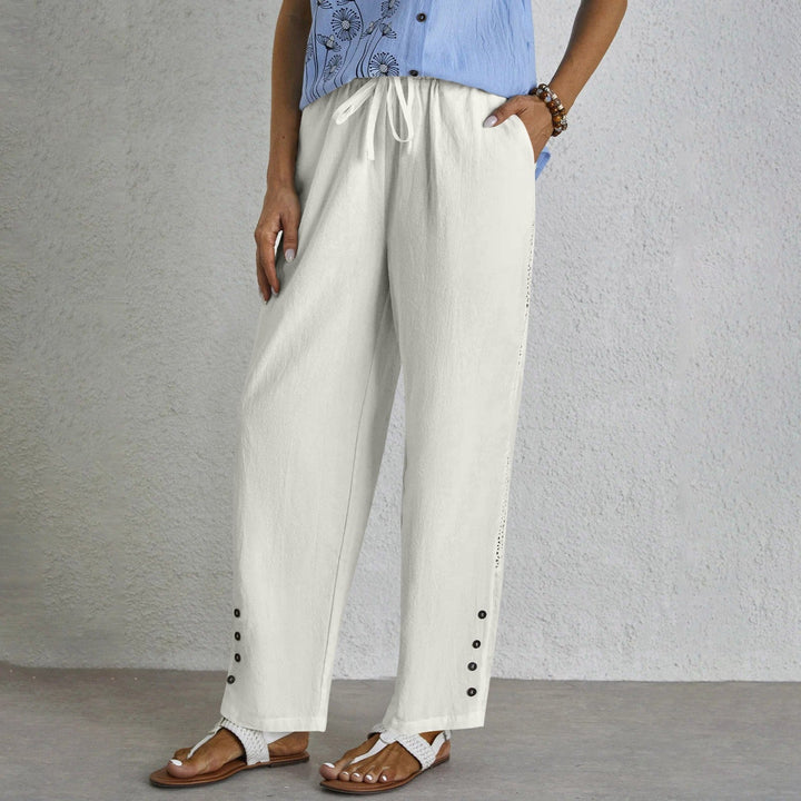 Fashion Canberra I Mary Effortless Buttoned Pants