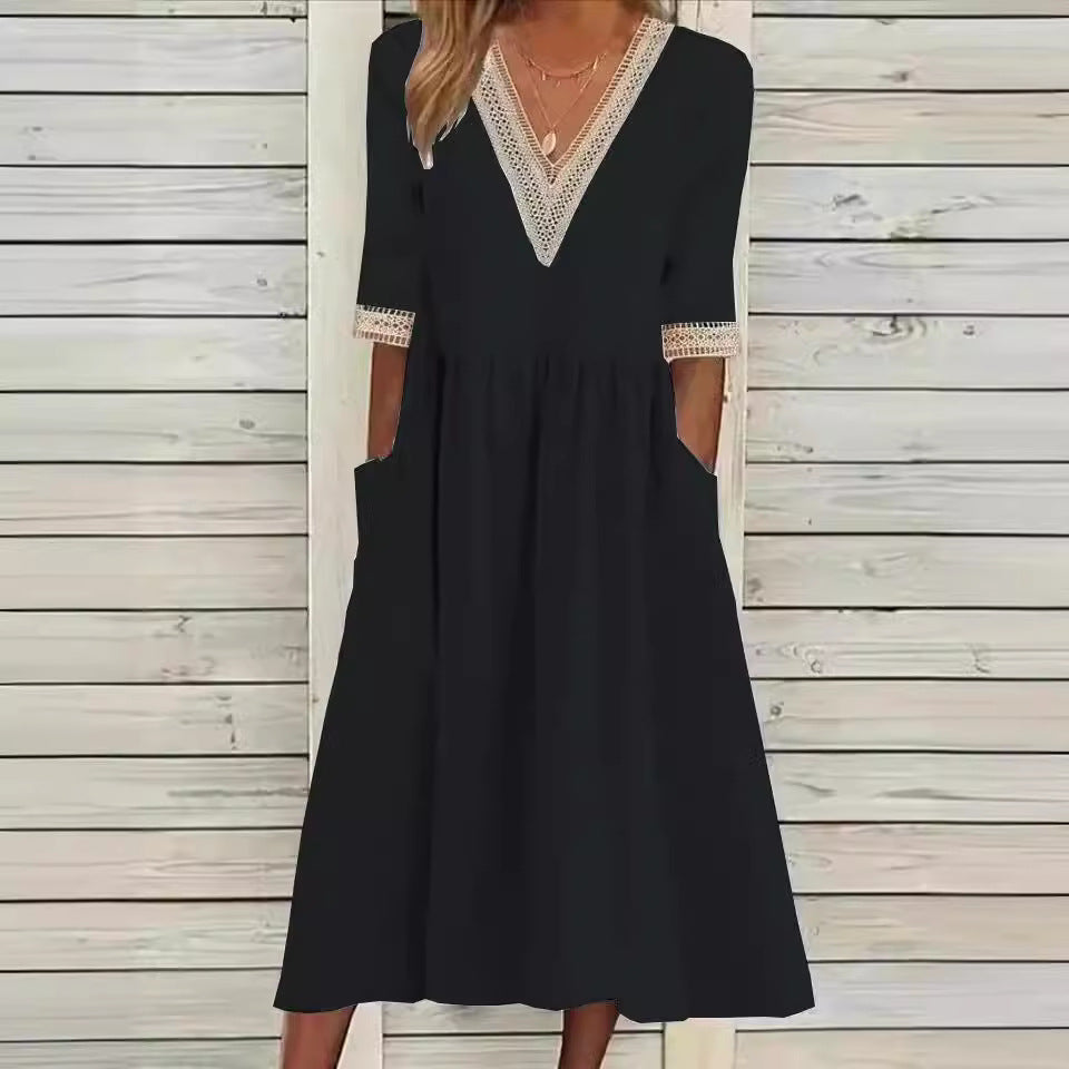 Fashion Canberra I Marila V-Neck Midi Dress