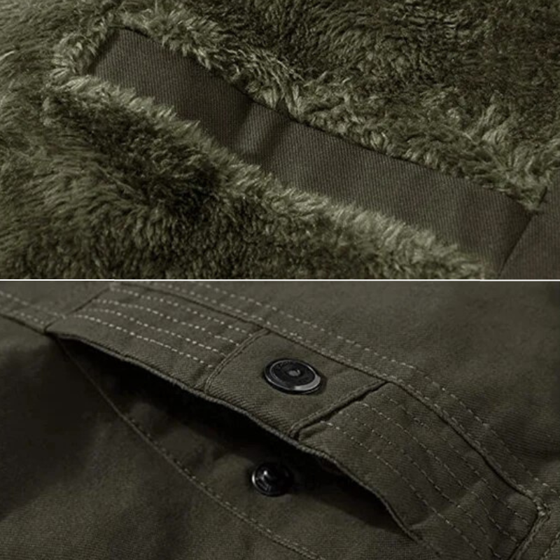 Fashion Canberra | Sheldon Stylish Fleece Lining Military Jacket