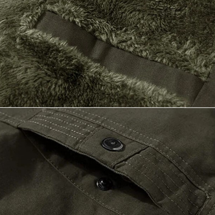 Fashion Canberra | Sheldon Stylish Fleece Lining Military Jacket