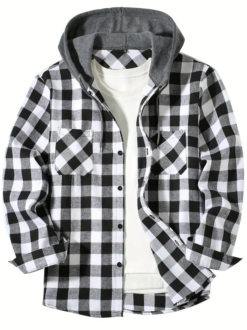 Fashion Canberra I Dean Flannel Hoodie Jacket