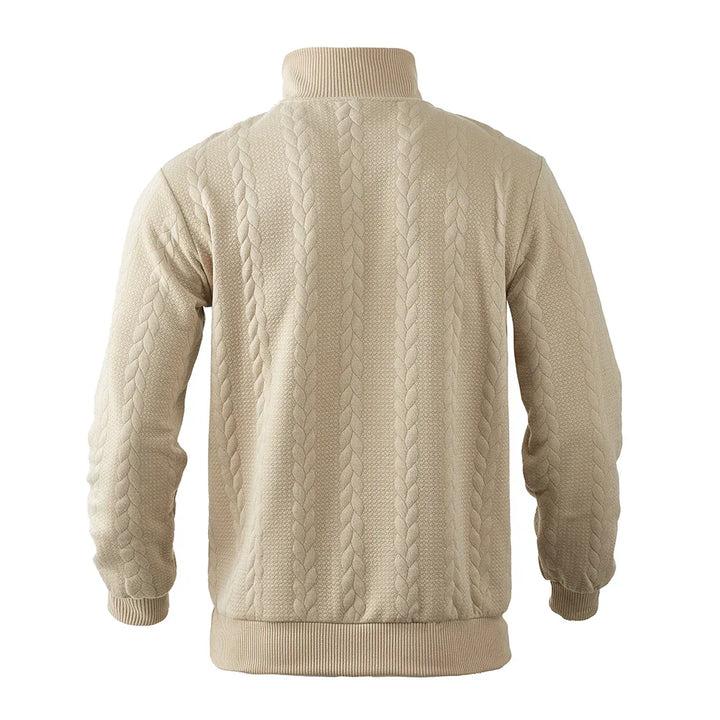 Fashion Canberra I David high-quality quarter-zip sweatshirt