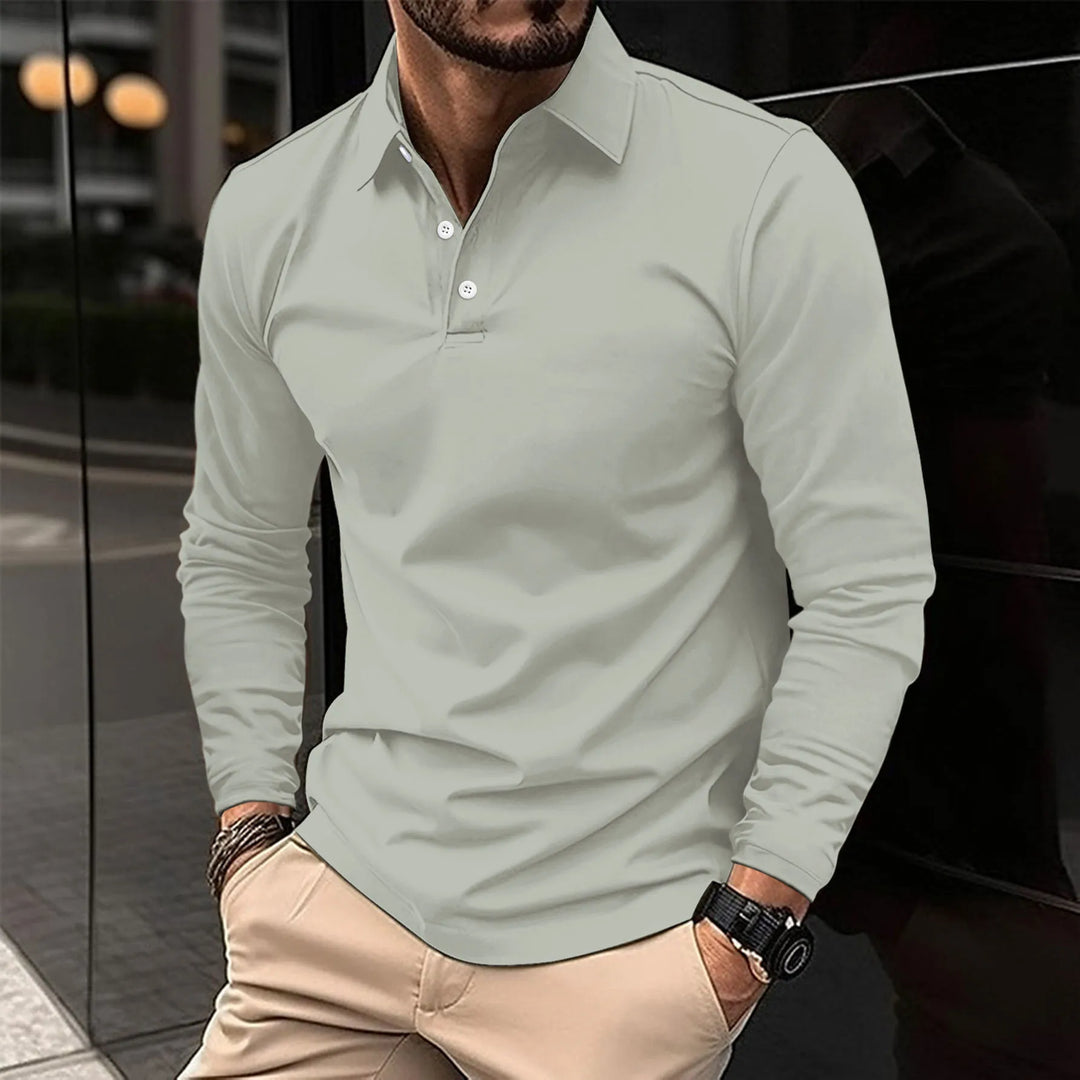 Fashion Canberra I Jack Casual Comfortable Long-Sleeved Polo T-Shirt