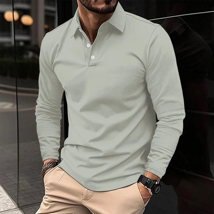 Fashion Canberra I Jack Casual Comfortable Long-Sleeved Polo T-Shirt