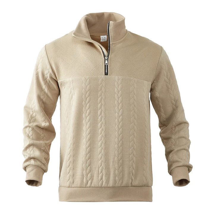 Fashion Canberra I David high-quality quarter-zip sweatshirt