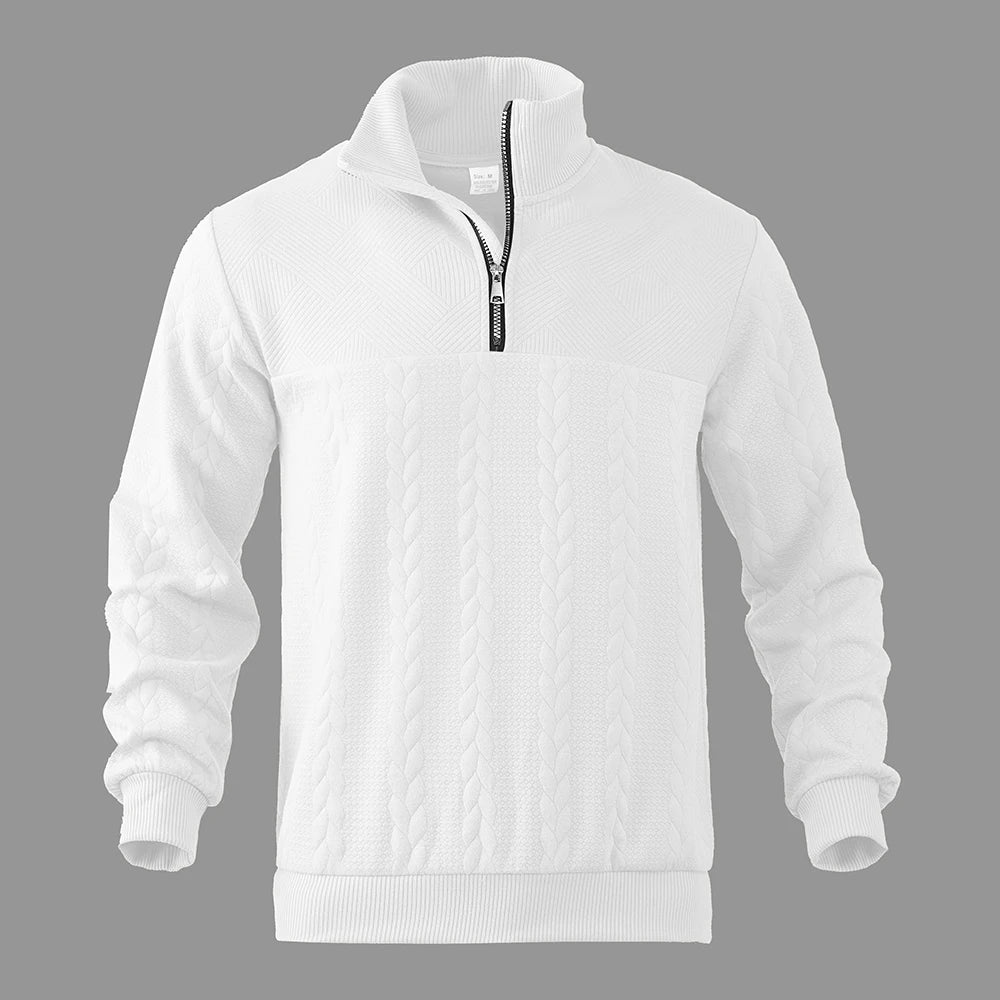 Fashion Canberra I David high-quality quarter-zip sweatshirt