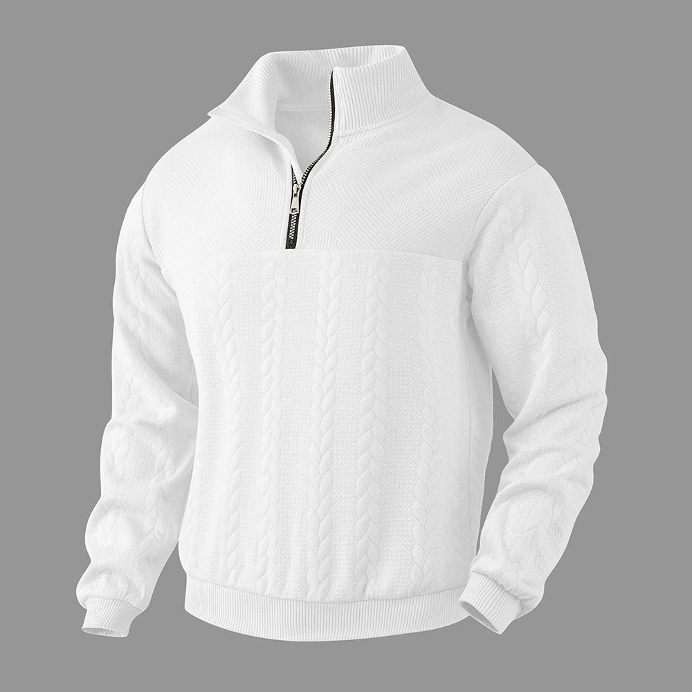 Fashion Canberra I David high-quality quarter-zip sweatshirt